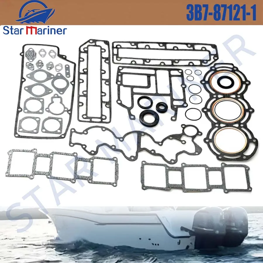 

Boat Engine Parts Power Head Gakset Set 3B7-87121-1 for Tohatsu Nissan Outboard Motor 80HP 90HP 3B7-87121 3B7871211 3B7871211M
