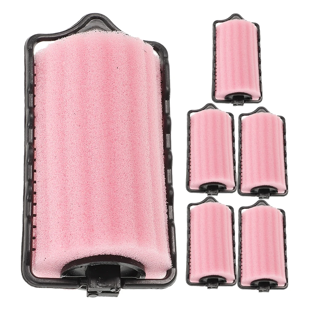 

6 Pcs Foam Rollers Hair Sponge Curling Iron Curlers Big for Blowout Look Miss