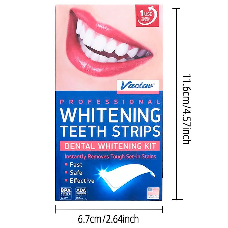 فراق الأسنان تبييض الشريط ترقية حساسية الحرة طقم تبيض الأسنان لا بيروكسيد الأسنان تبييض الشريط الأبيض ملصق