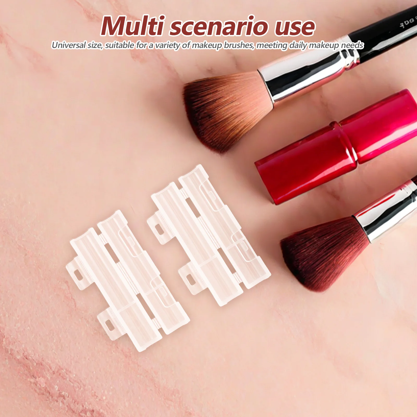 10Pcs Transparent Dustproof Makeup Brush Covers Protective Sleeve Brush Cap Guard for Travel Makeup Storage Eye Shadow