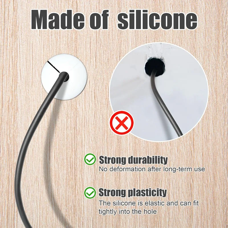 2Pcs Cable Grommet Routing Kit Wall Hole Cable Routing For Starlink, Wall Grommets For Cable Through Bushings For Starlink Cable