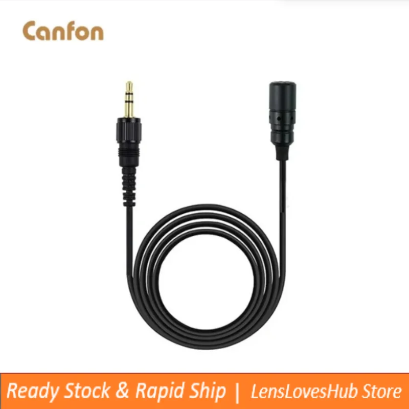 

Canfon Uni-directional Lavalier Condenser Microphone Compatible for Sony UTX-B1/B2/B03/40, UWP V1/D11/D21 Wireless System