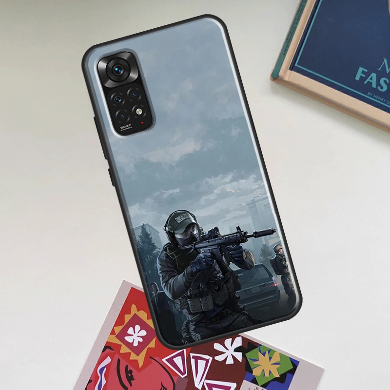 Escape From Tarkov Case For Xiaomi Redmi Note 12 Pro Plus 8 9 10 11 Pro 8T 9S 10S 11S 12S 9C 10A 10C 12C Cover