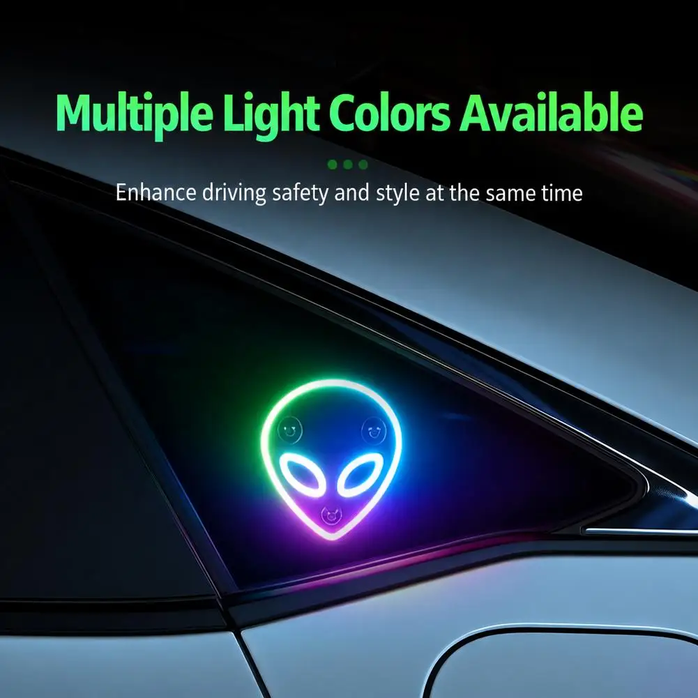 Car Mounted Triangular Window Ambient Light Intelligent Sensing Triangular Window Luminous Decoration Multi-mode Ambient Light