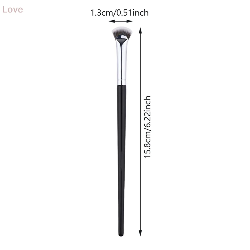 [L&P] 1 قطعة فرشاة رموش على شكل مروحة ناعمة لا تساقط جمال احترافي لأداة تلطيخ مسحوق تمييز الماسكارا