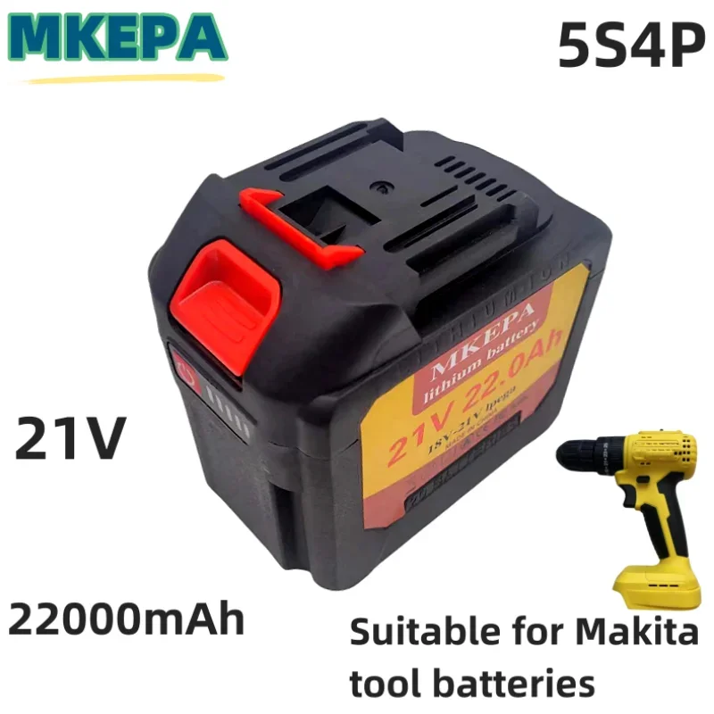 5S4P 21V Makita 18650 lithium battery can charge 22000mAh battery with high current and high discharge. Charger.