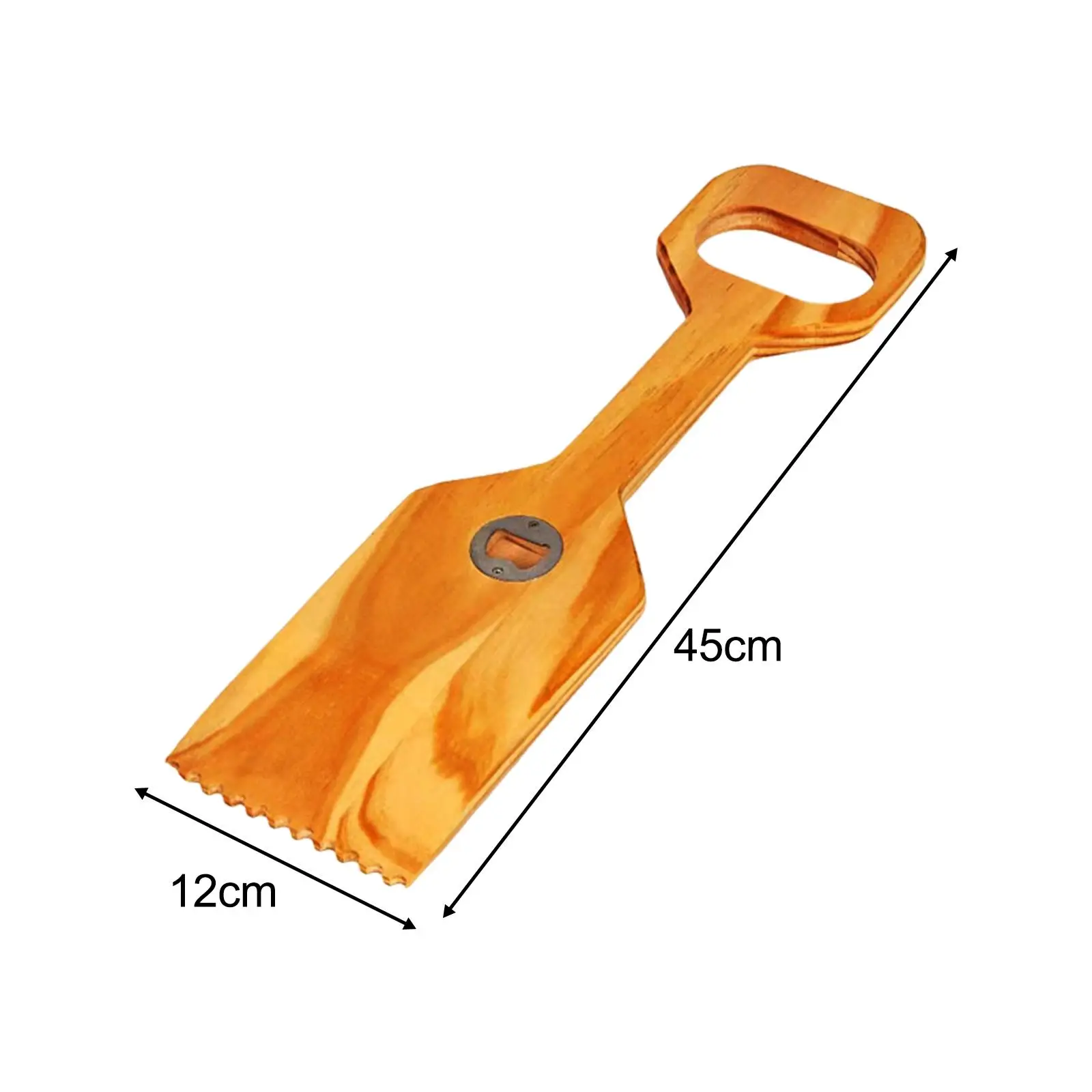 Wooden Grill Scraper Cookware Flat Barbecue Turners for Turning Serving Frying