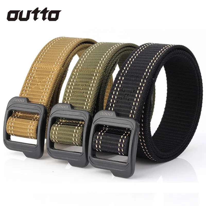 Nylon Light Silk Quick Drying Belt Men Women Tactical Outdoor Hunting Training Combat Canvas Belts Wear-resistant Flexible Belt