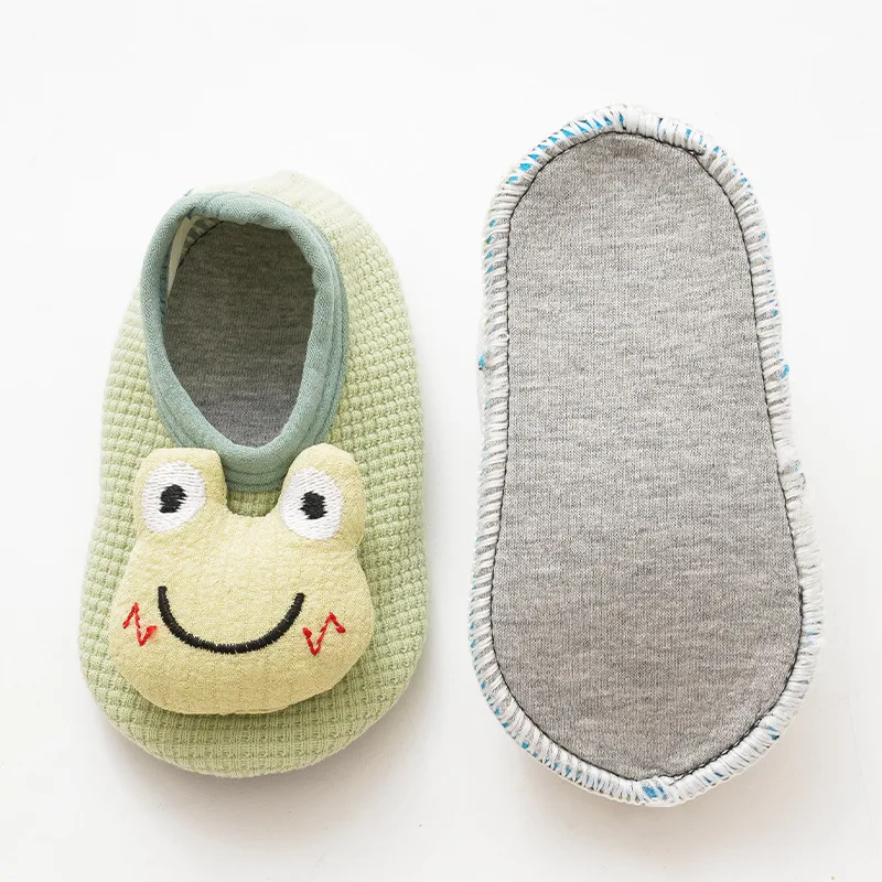 Spring Warm Baby Slippers Toddler Plush Floor Sock Shoes Boys Girl Children Soft Anti-slip Walking Shoes Indoor Home Kids Shoes