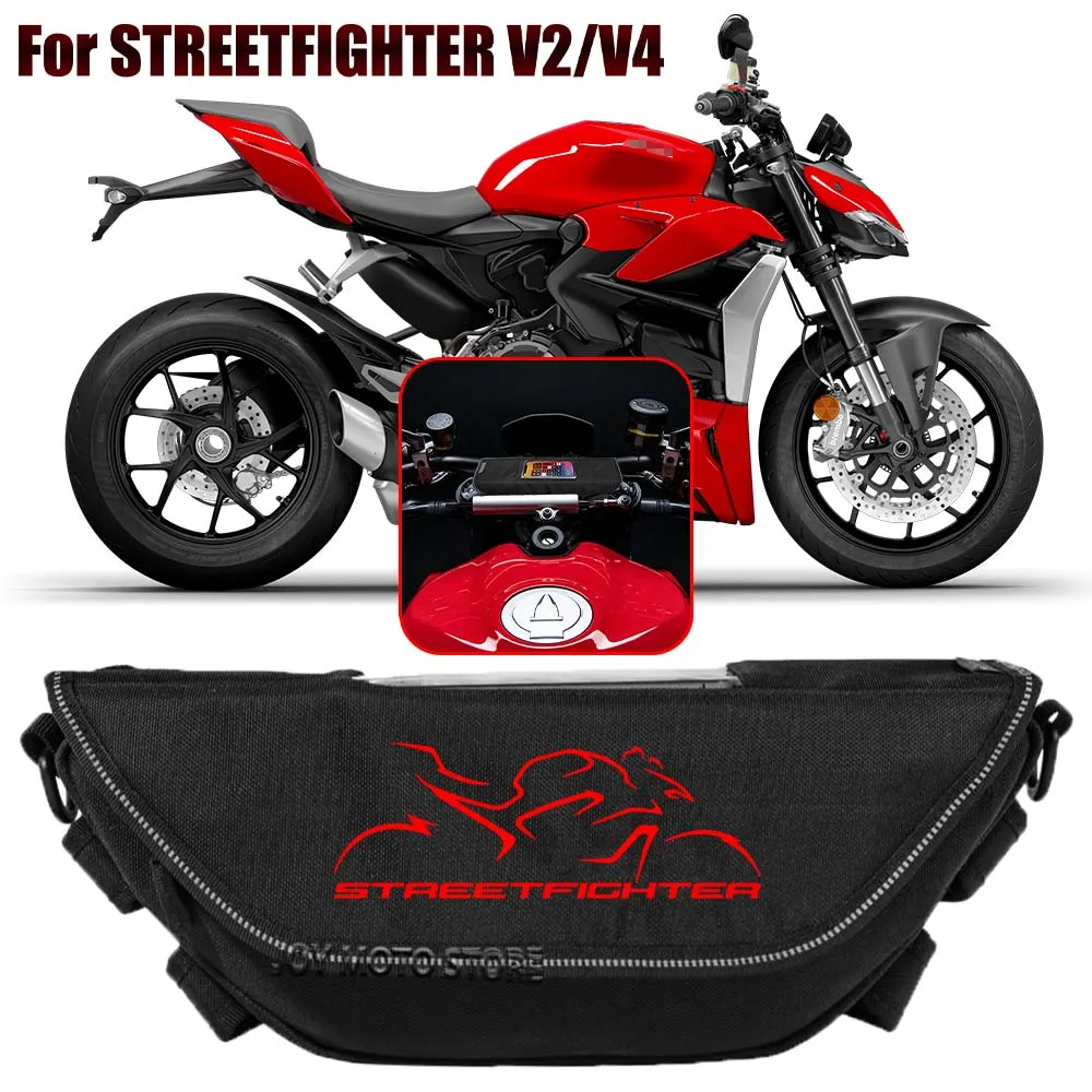 

For StreetFighter V2 V4 street fighter Motorcycle accessories tools bag Waterproof And Dustproof Convenient travel handlebar bag