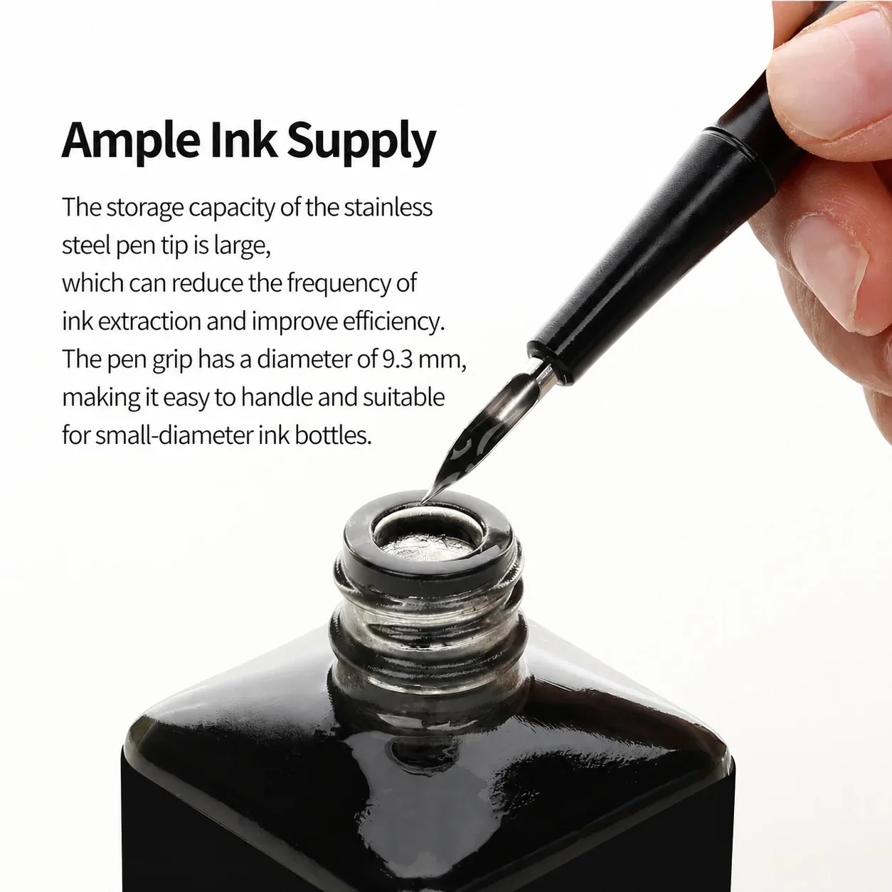 DSPIAE AT-PL Non-Overflow Panel Liner Pen Aluminum Handle Detail Marker with Nib for Gundam Mecha Military Model Craft