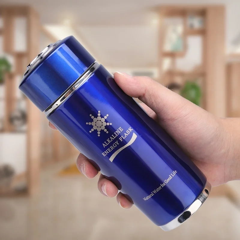 Alkaline Bottle, 400ml Nano Energy Bottle, Stainless Alkaline Water Bottle Portable Nano Balance Bio Energy Lonizer Cup Flask