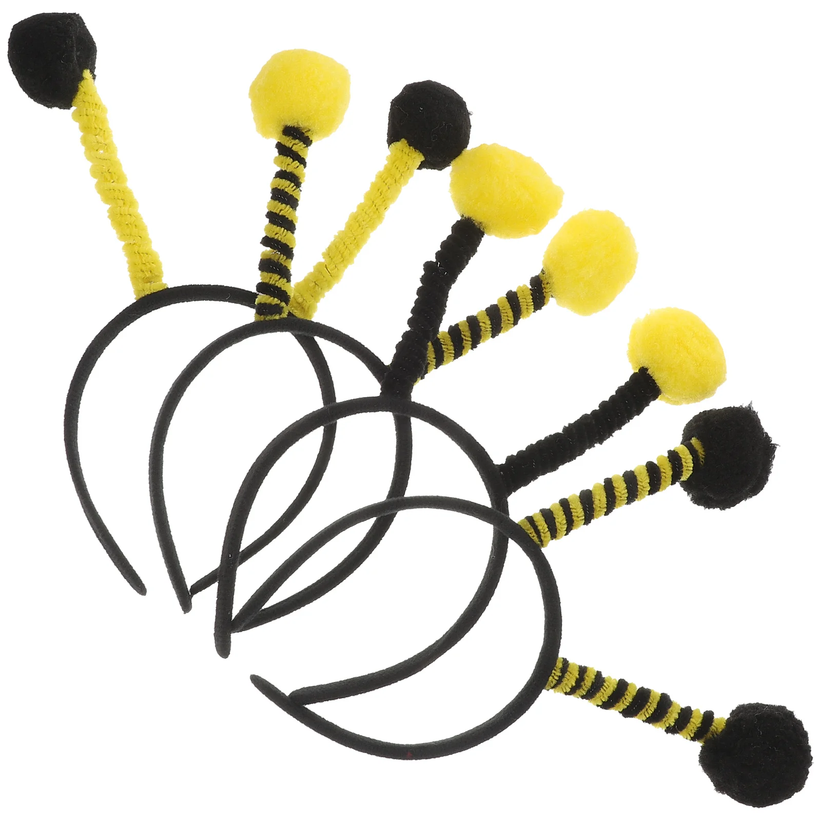 

4 Pcs Head Band Bee Headband Tentacle Hair Hoops Party Care Festival Birthday Accessory Cosplay Baby