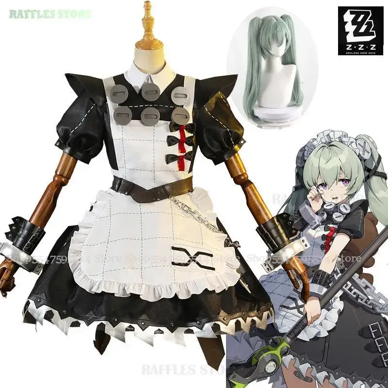 Zenless Zone Zero Presale Corin Wickes Maid Dress Cosplay Costume Wig New Game Anime Cosplay Event Party Women Cute Uniforms ZZZ