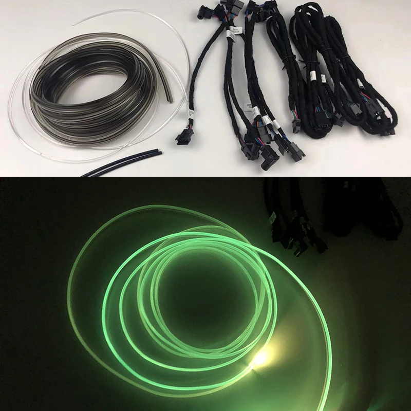 Car decorate Led ambient light bar seat light,Storage box lights,door light,with Lamp holder, extension cord General light guide