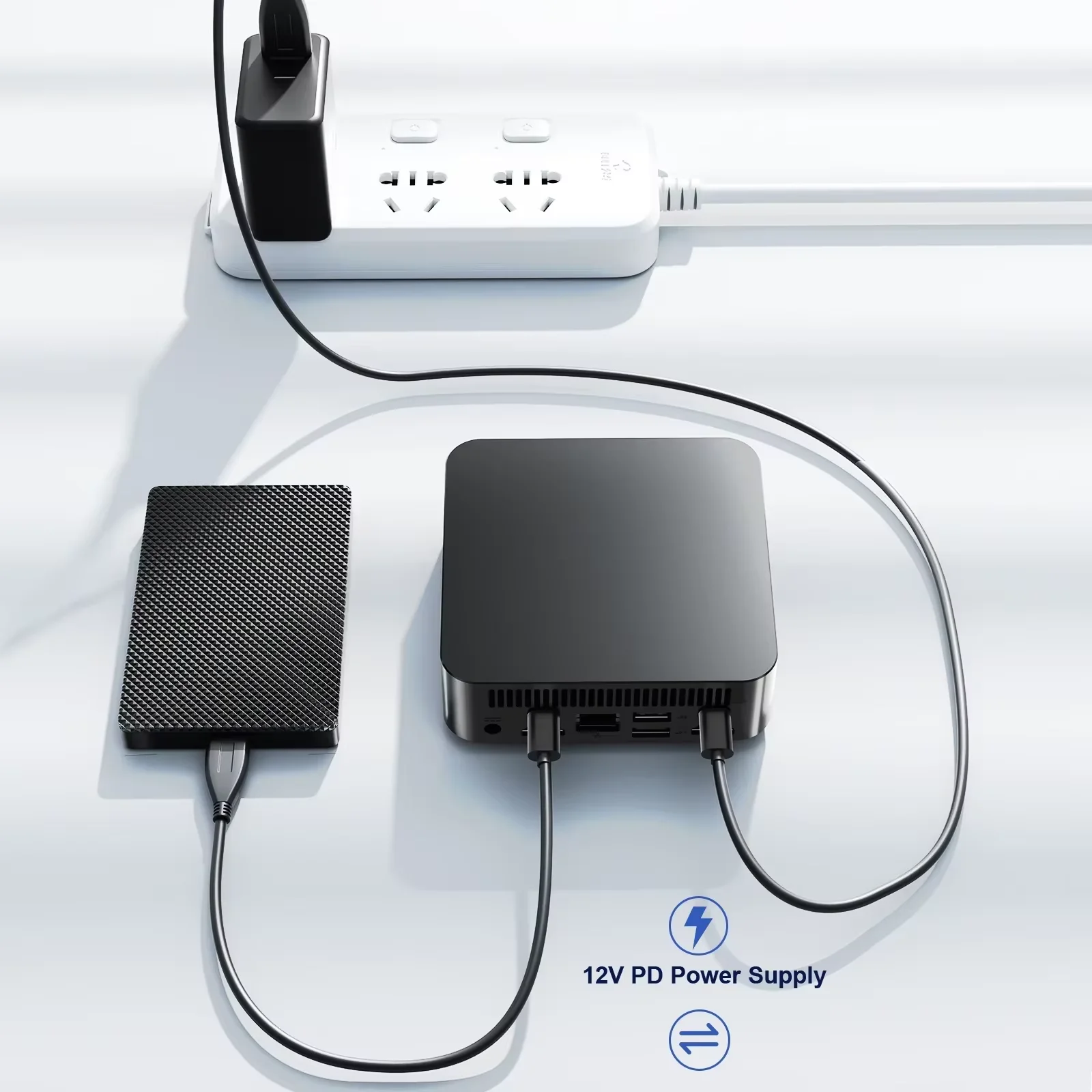 МИНИ-ПК Windows 11 Intel Core i9 8950HK MiNi PC16 ГБ ОЗУ 1 ТБ SSD WIFI 6 BT5.2 4K HD Мини-игровой офисный ПК