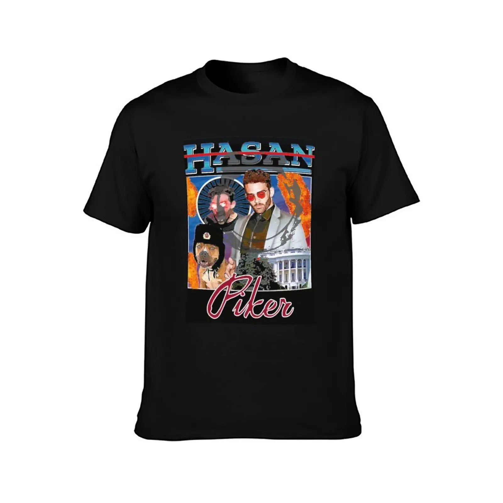 Journalist Hasan Piker Retro Style Limited Edition T-Shirt, Summer Casual Cotton Tee, Oversized Streetwear Tops, 100% Cotton