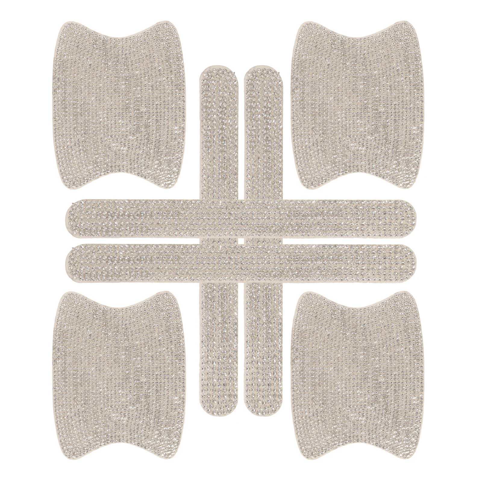 

1 комплект, защита для дверной ручки автомобиля, сверхмощная отделка со стразами, защита для дверной ручки, защита от царапин, наклейка для экстерьера автомобиля