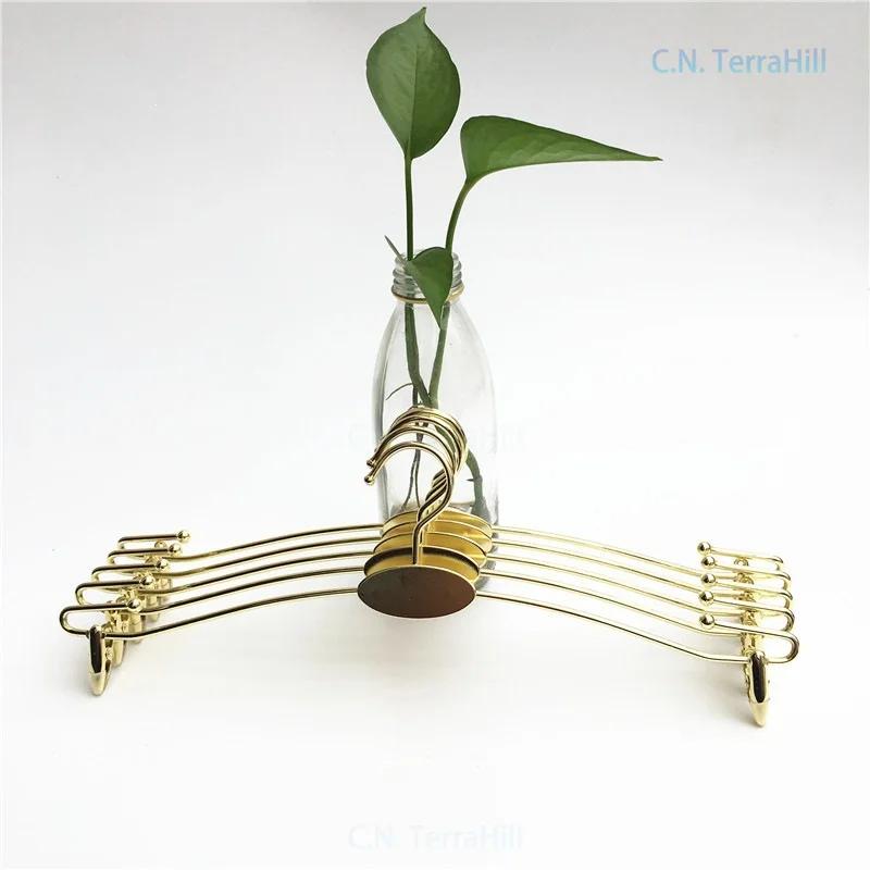 Metal Underwear Display Hangers for Lingerie Shops, Bra and Panty Clips, Clothing Rack Hangers for Retail Storage