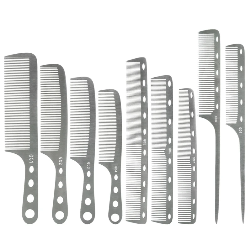 Anti Static Hair Cutting Tool Carbon Steel Hair Combs Styling for All Hair Types Drop Shipping