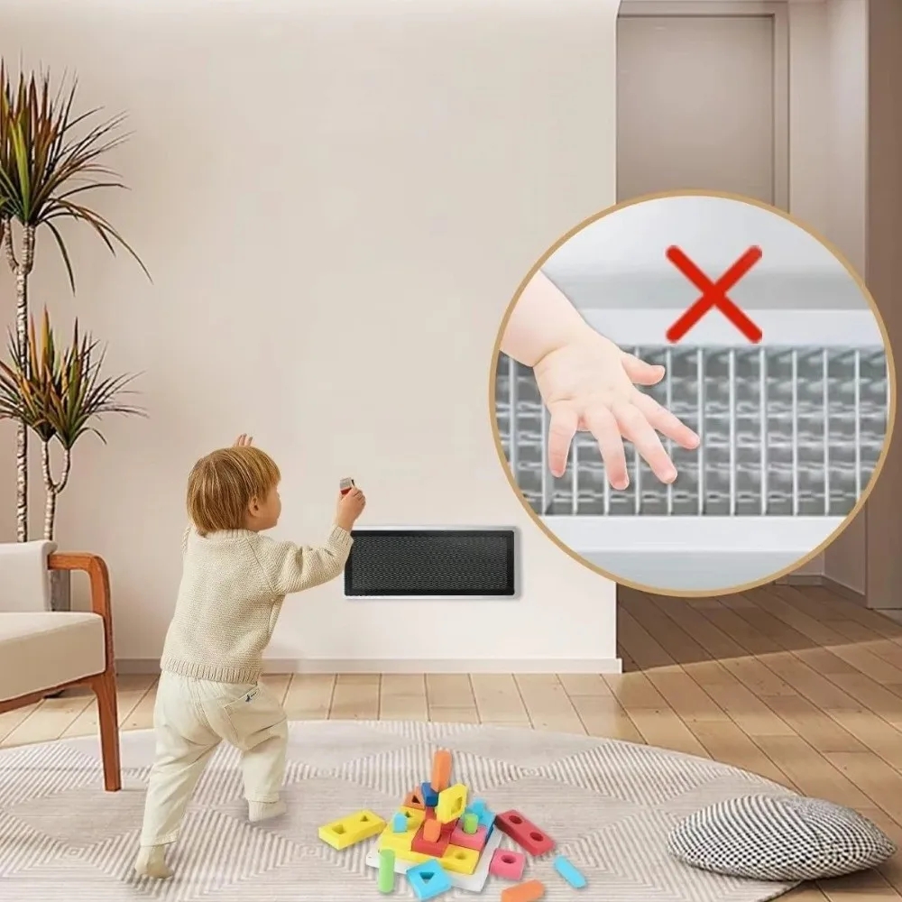 1/2Pcs 4 X 10'' Floor Register Vent Covers Thickened Anti Dust Vent Covers Mesh Easy Install Rectangle Air Vent Filter