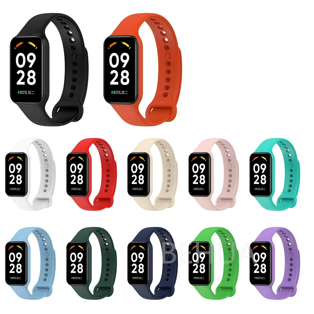 Cinturino in Silicone per XiaoMi Redmi smart band2 cinturino per cinturino Redmi Band 2 cinturino di ricambio per cinturino + pellicola protettiva