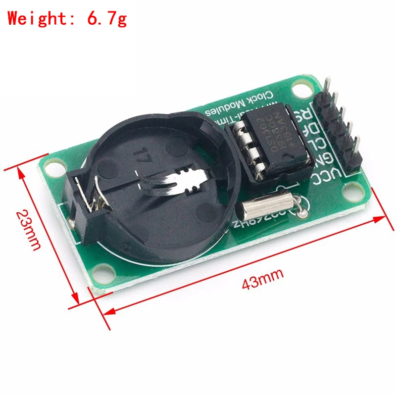 New Arrival RTC DS1302 Real Time Clock Module For AVR ARM PIC SMD for Arduino