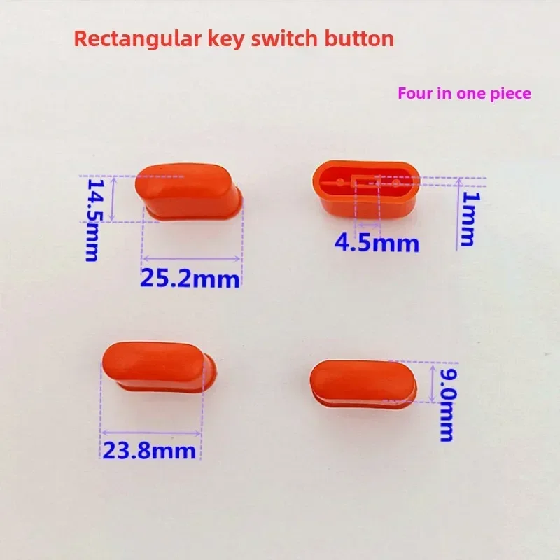 2pcs Electric Fan Heater Accessories Floor Fan Stalls  Button Stall Button Switch Rectangle One Piece Four