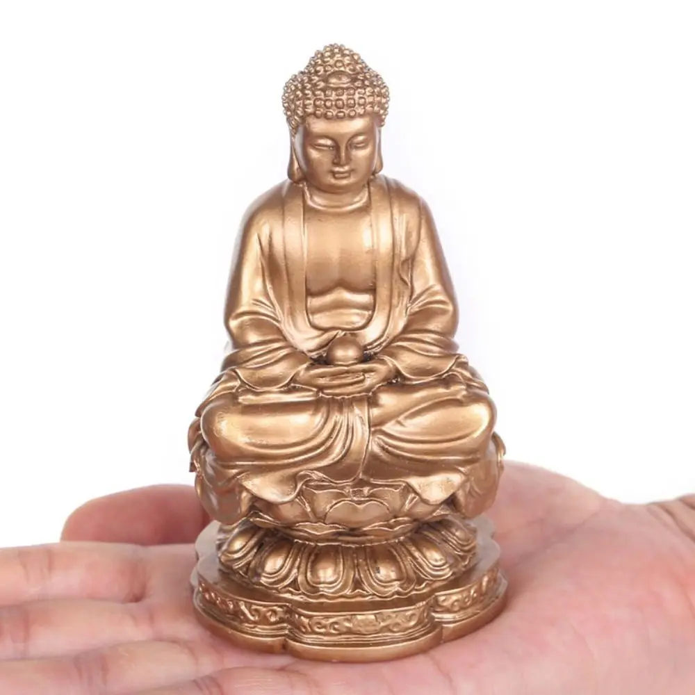 Buddha statue of Shakyamuni, resin carving modern art sculpture crafts, Small Buddha statue for home decoration