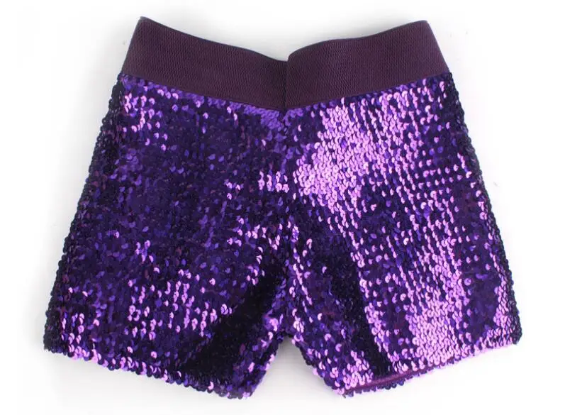 Shorts élastiques taille haute pour femmes, vêtements de scène, shorts brillants, shorts sexy, shorts à paillettes, 6 C, jazz, hip hop, nouveau