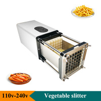 Stainless Steel Potato Slicer Potato Cutter French Fries Cutter Machine Electric Vegetable Cutting Machine 110V-240V