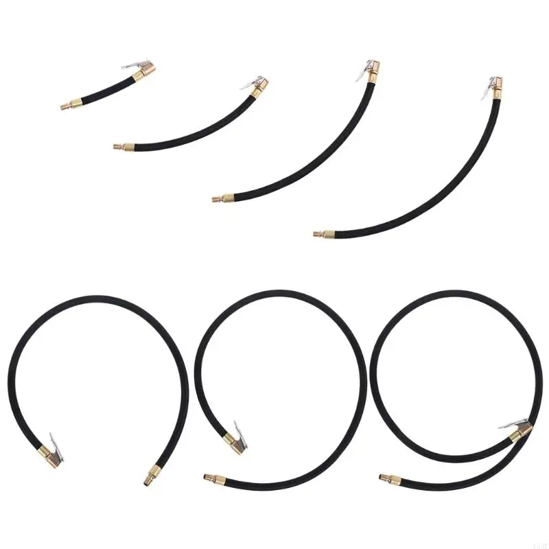 

Y5JC 10/20/30/40/60/80cm Car Air Hose Tire Inflator Self-Locking Air Chuck Tire-Valve Fine Thread 0.305"x32TPI Air Compressor