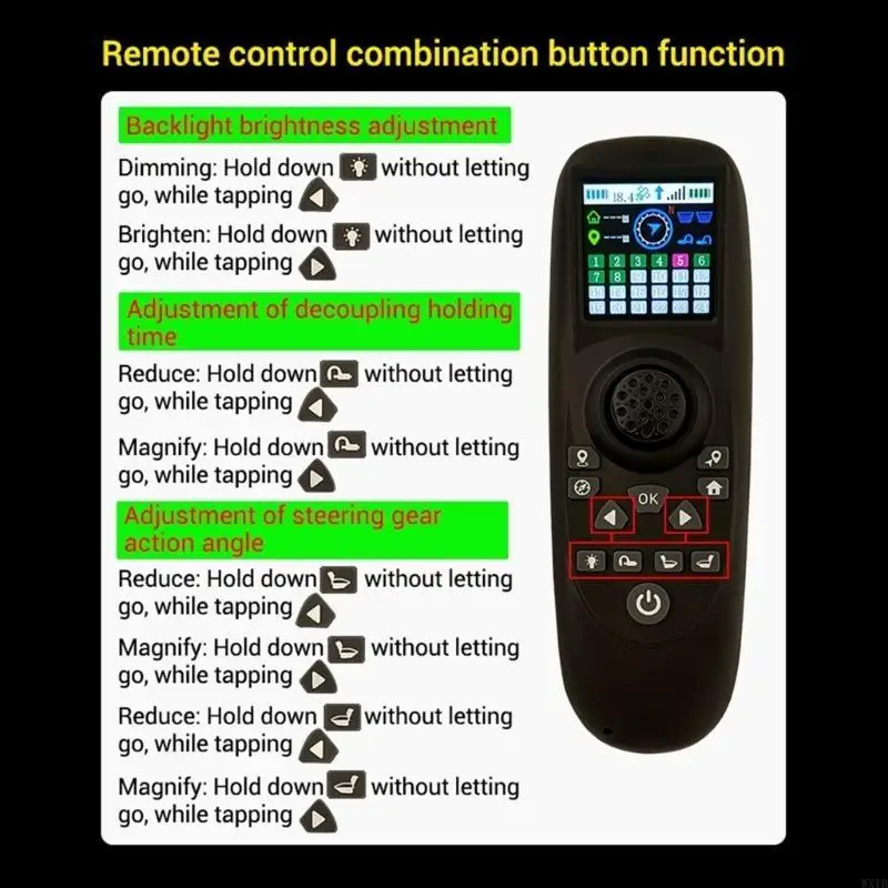 Convenient Single Hand Transmitter for Towing Crafts Long Battery Life Receiver 