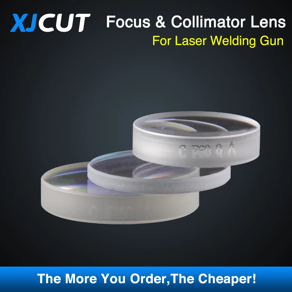 XJCUT D16 D20 Laser Welding Cleaning Focus & Collimator Lens For Laser Welding Machine KRD/QILIN/RELFAR/SUP21C/RAYTOOLS/WSX