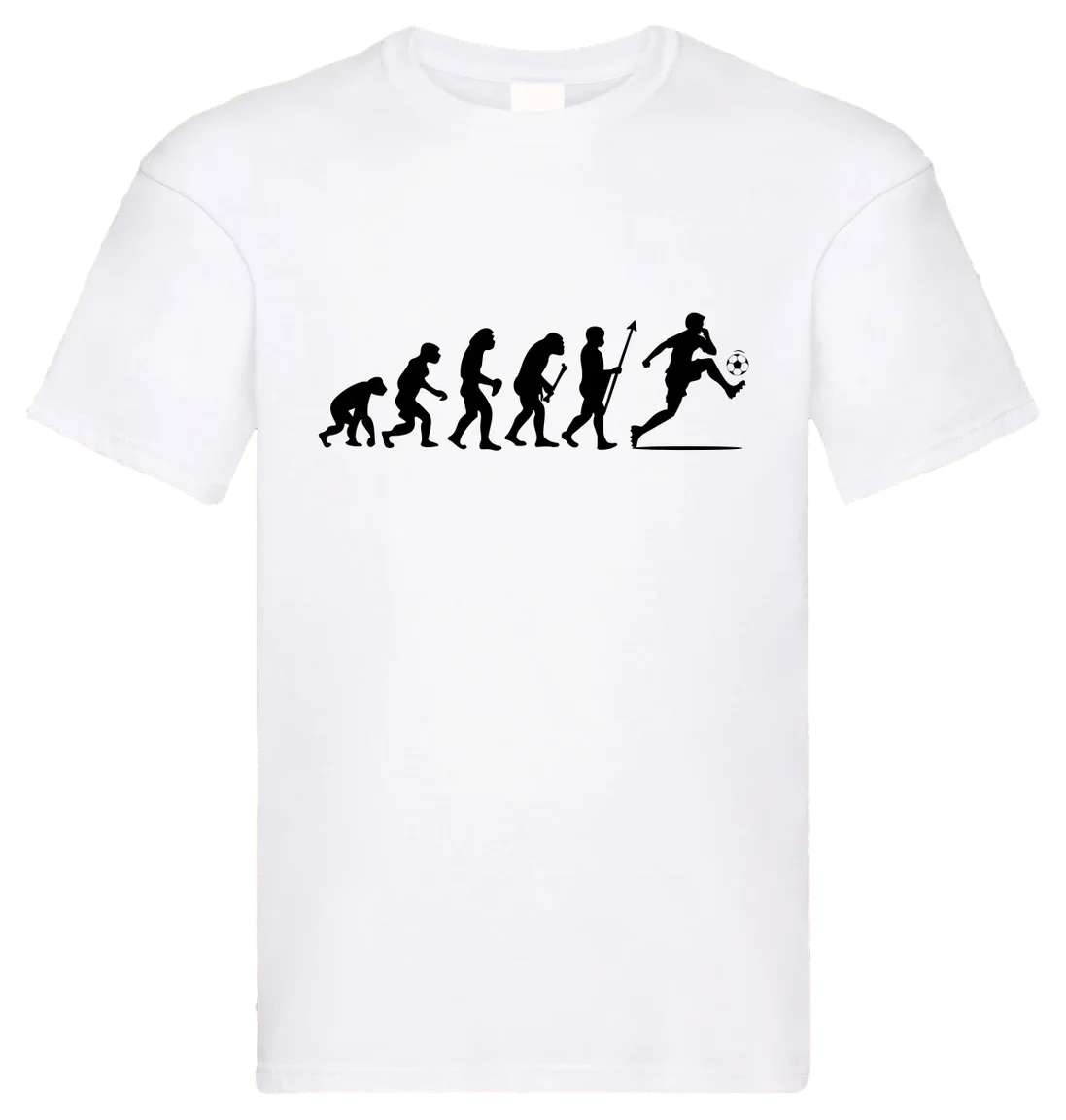 Evolution of Footballer Shirt Football Players T-shirt Funny Retro Classic Lovers Tshirt Sports Wear Unisex Gift Adults Tee Top