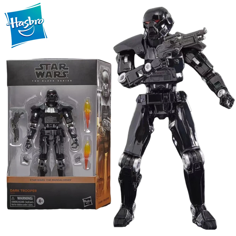 

Original Hasbro Star Wars The Mandalorian 6 Inches Dark Trooper Anime Figure Action Model Collection Hobby Doll Toys Boys Gifts