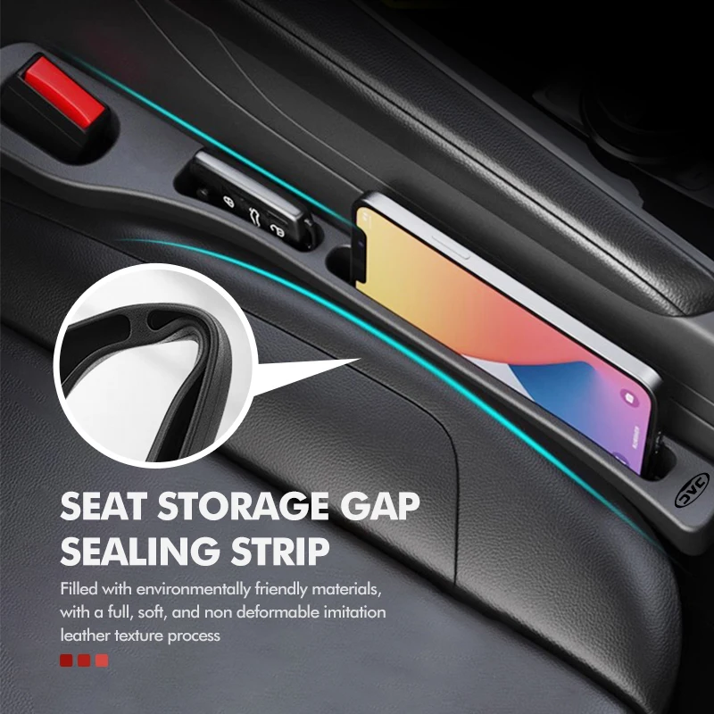 Car Seat Gap Filler Organizer Side Seam Plug Strip Storage Leak-proof Filling Strip For JAC J5 J6 J7 J4 JS2 S3 JS3 J2 S5 T8 Auto