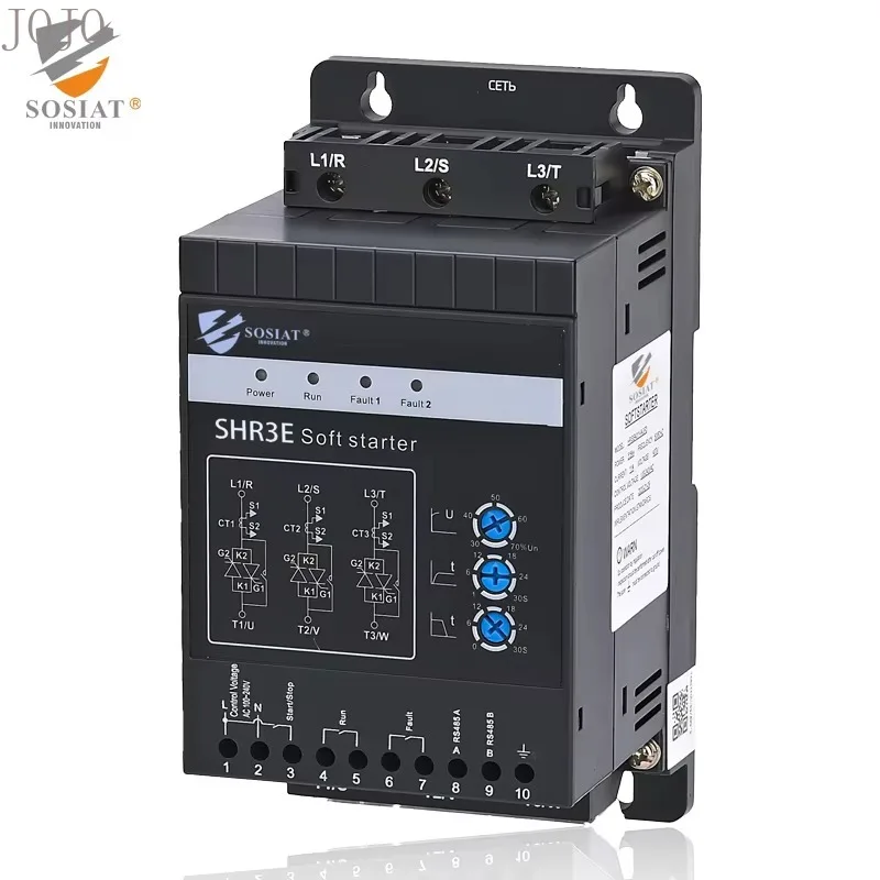 2.2Kw Single-Phase Soft Starter for AC Water Pump 220V Bypass Motor Starter with Overload Protection Built-in Starters