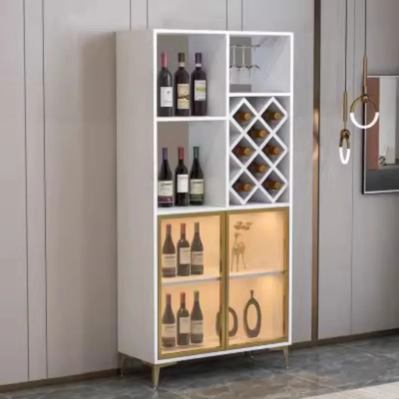 

Wall Bar Cabinet Luxury Accessories Whiskey Showcase Iron Room Liquor Modern Home Wine Decoration Vitrine Refrigerator Drinks