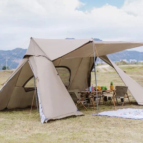 

Waterproof Ultralight Camping Oxford Fabric Portable Sun Rain Fly Tarp Shelter Tent