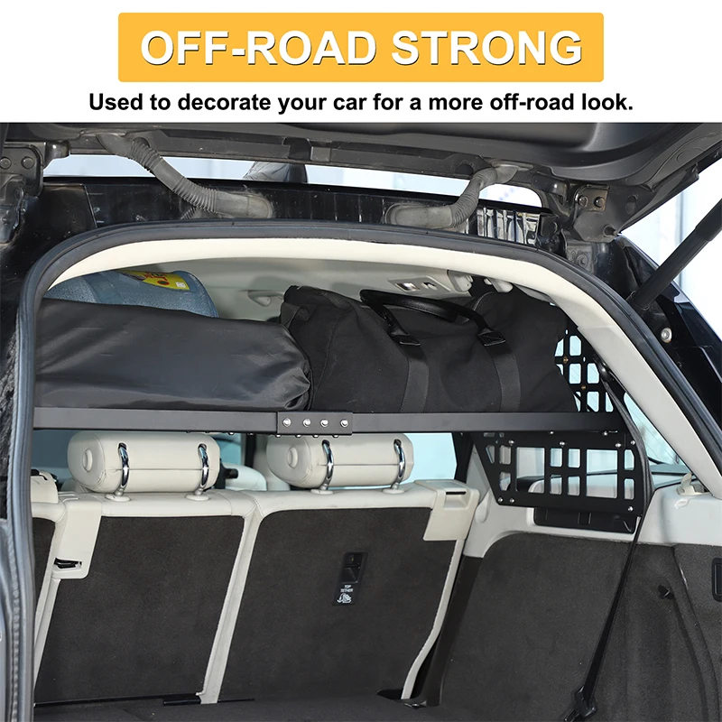 Para land rover discovery 5 lr5 17-25 tronco do carro janela lateral rack de armazenamento pendurado saco rack prateleira bandeja de armazenamento rack acessórios do carro