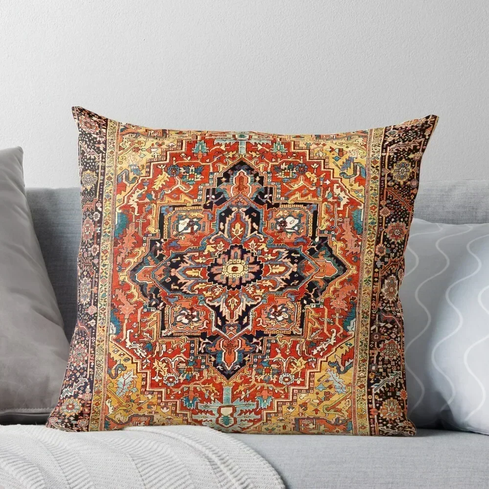 

Heriz Persian Carpet Print Throw Pillow Cushion Cover Luxury Cushions Cover Decorative Cover For Living Room pillow