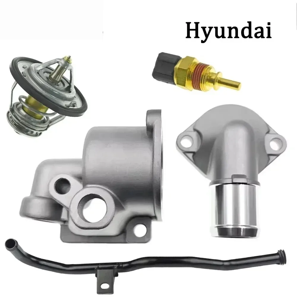 25611 22011 Carcasa del Termostato de Agua, Entrada y Salida para Hyundai Getz Accent 1,3 1,5 25613-22600 25613 22600 25611-22010 25