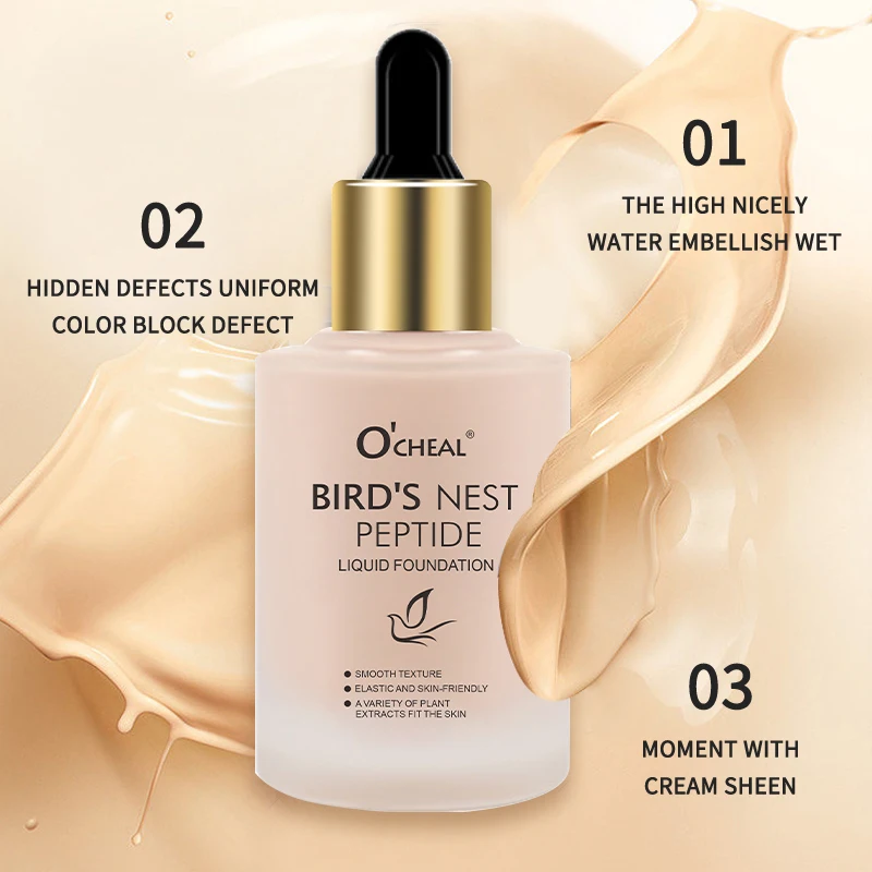 OCHEAL Whitening BB Cream Foundation Cream for Face Makeup Concealer Cream for Face Comestics Make Up Foundation Compact