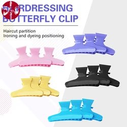 Clipes de seção de cabelo colorido para mulheres, cabeleireiro, sem costura, barbeiro fixo, acessórios de estilo trançado profissional, 12pcs