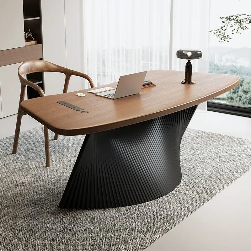 Asthetic Manager Executive Desk Modern Luxury Designer Workstation Office Table Conference Black Mesa De Escritorio Home Office