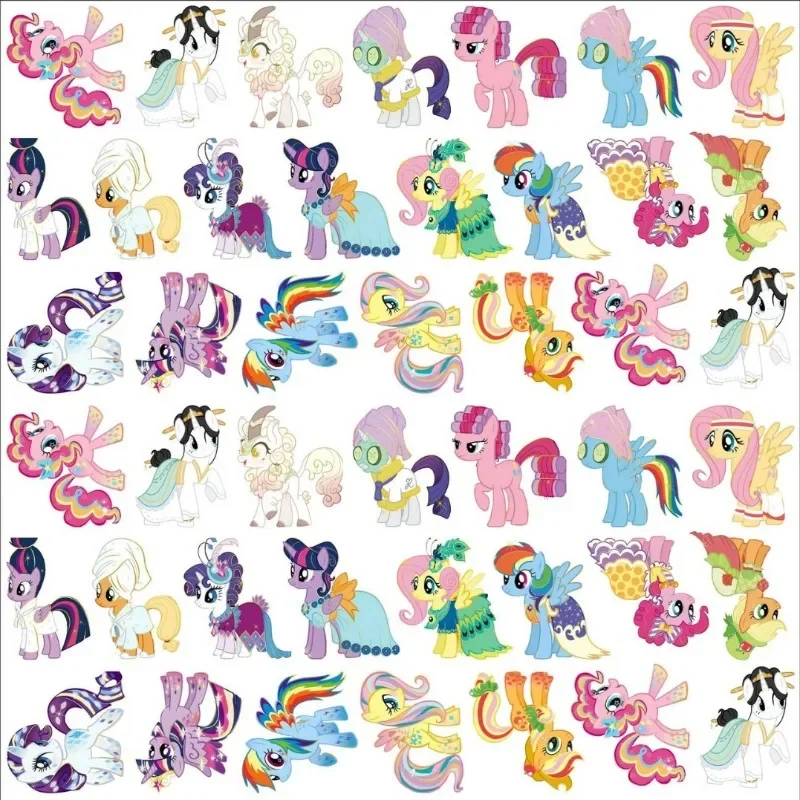 My Little Pony Acrylic Pieces DIY Handmade Material Patch Hairpin Hair Accessories Keychain Pendant Animation Peripheral Gift