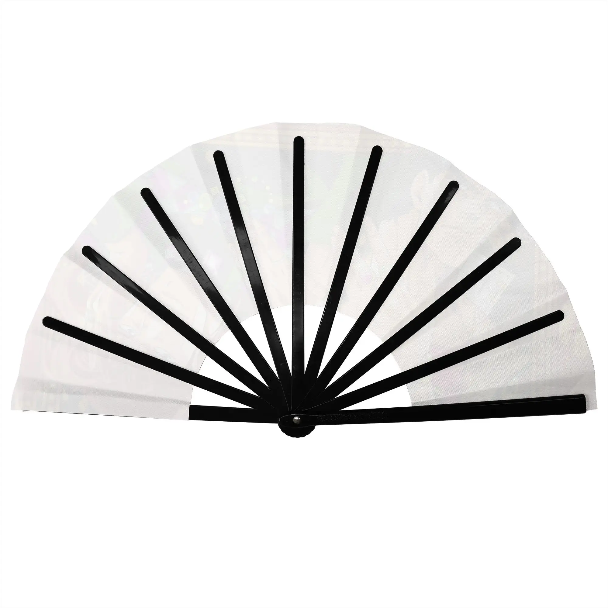 Jotaro & Kakyoin Stylish Hand Fan  Men JoJos Bizarre Adventure Printed Polyester Fan Trendy For Wedding Party Gift