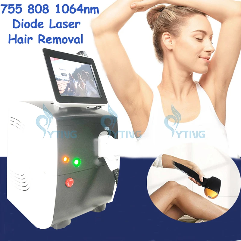 

808 755 1064nm Multi Wavelengths Diode Laser Machine 1200W 2000w 3000W Hair Removal Beauty Instrument for Salon