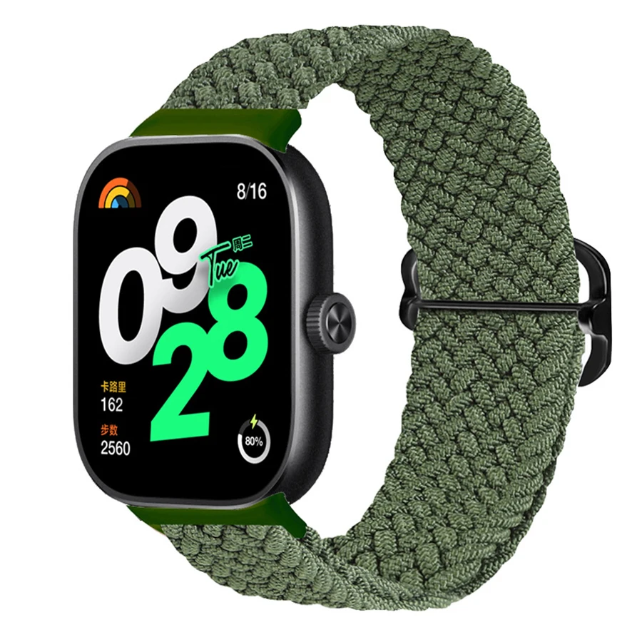 Nylon bandje voor Redmi Watch 4 5 6 Smartwatch armband vervangende band voor Xiaomi Mi Band 8 9 10 Pro polsband accessoires